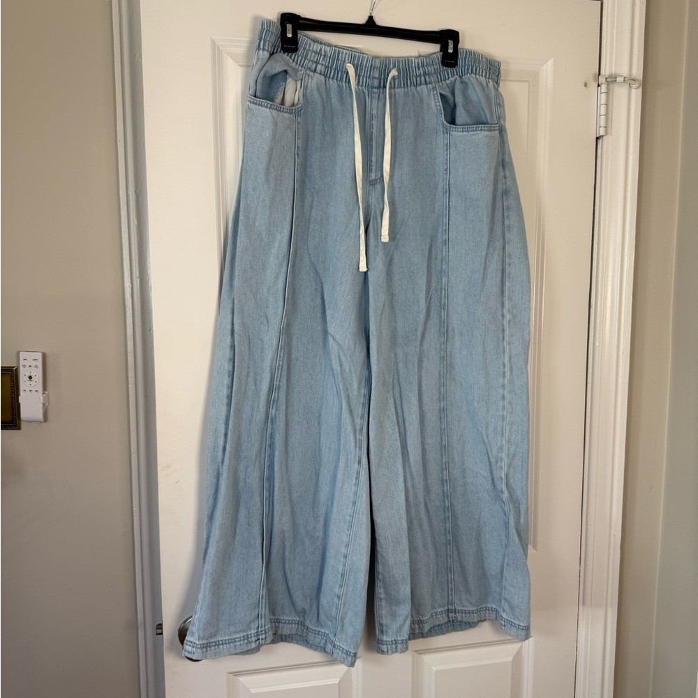 Pull On Denim Jeans